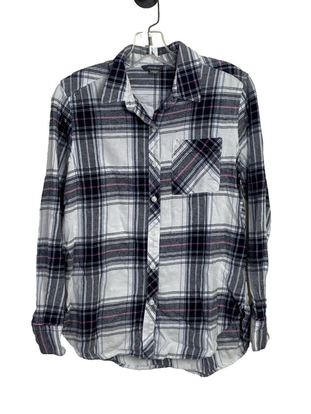 Eddie Bauer Women’s Classic Fit Flannel Plaid Size S
